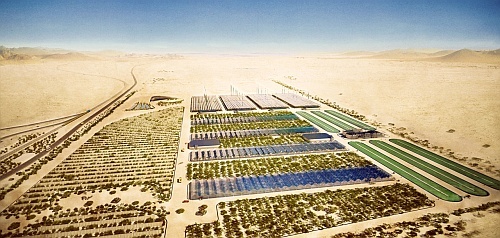 Вот как это может выглядеть в дальнейшем (здесь и ниже изображения Sahara Forest Project).