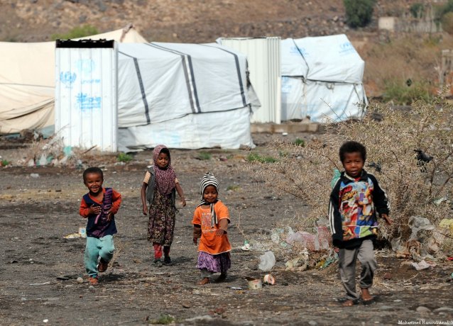 страдания детей в йемене