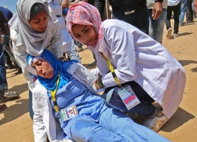 В Палестине Израиль нападает на медиков безнаказанно