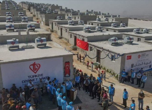 Турецкая благотворительная организация построила 600 домов для семей в Сирии