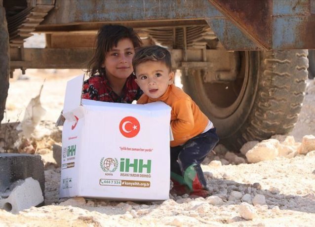 Турция выделила гуманитарную помощь семьям в лагерях Северной Сирии