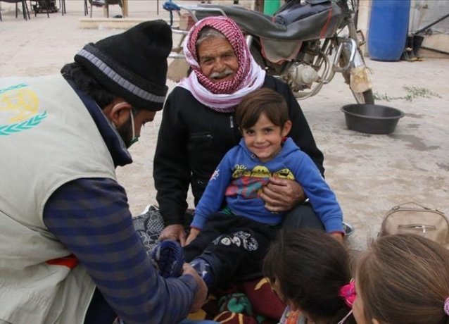 Турецкая благотворительная организация отправила помощь детям в Сирии