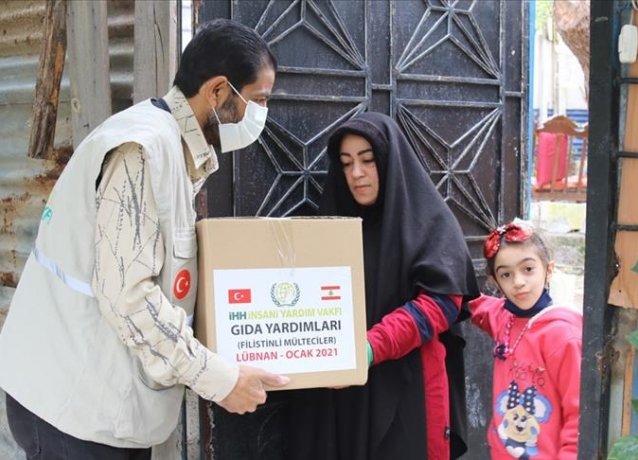 Турецкая благотворительная организация направила помощь палестинским беженцам
