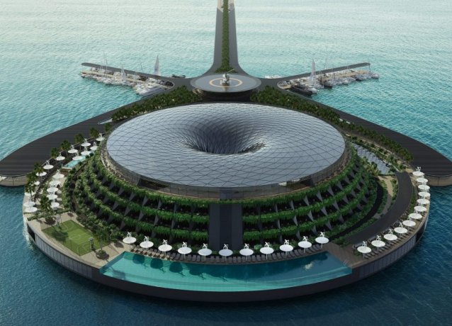К 2025 году в Катаре появится «вращающийся плавучий эко-отель»