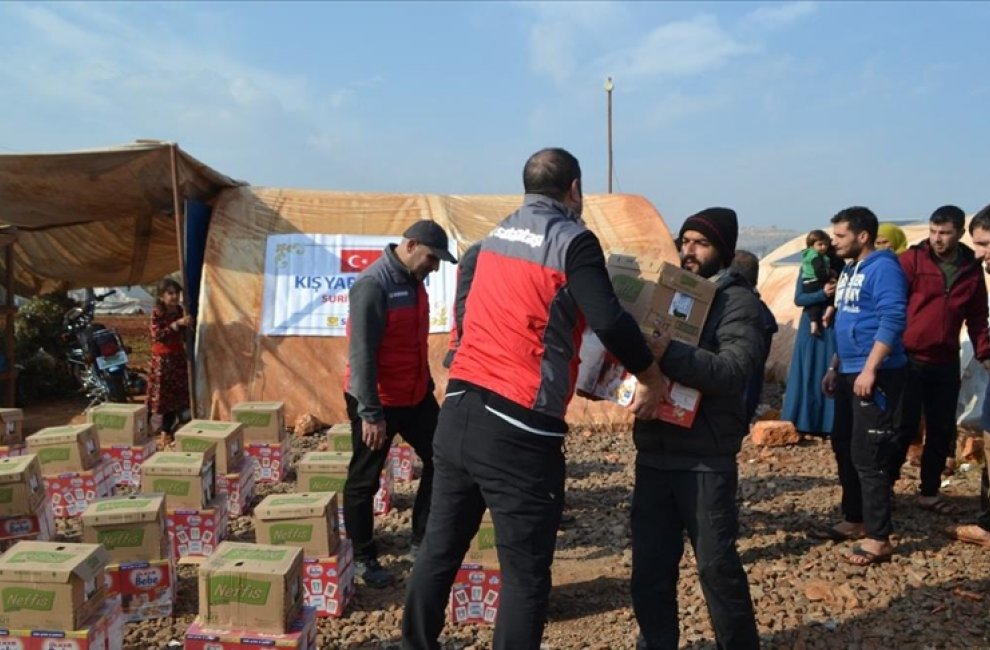 Турция благотворители оказали помощь жителям северо-запада Сирии